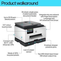HP Officejet Pro 9130B Wireless - 4U561B